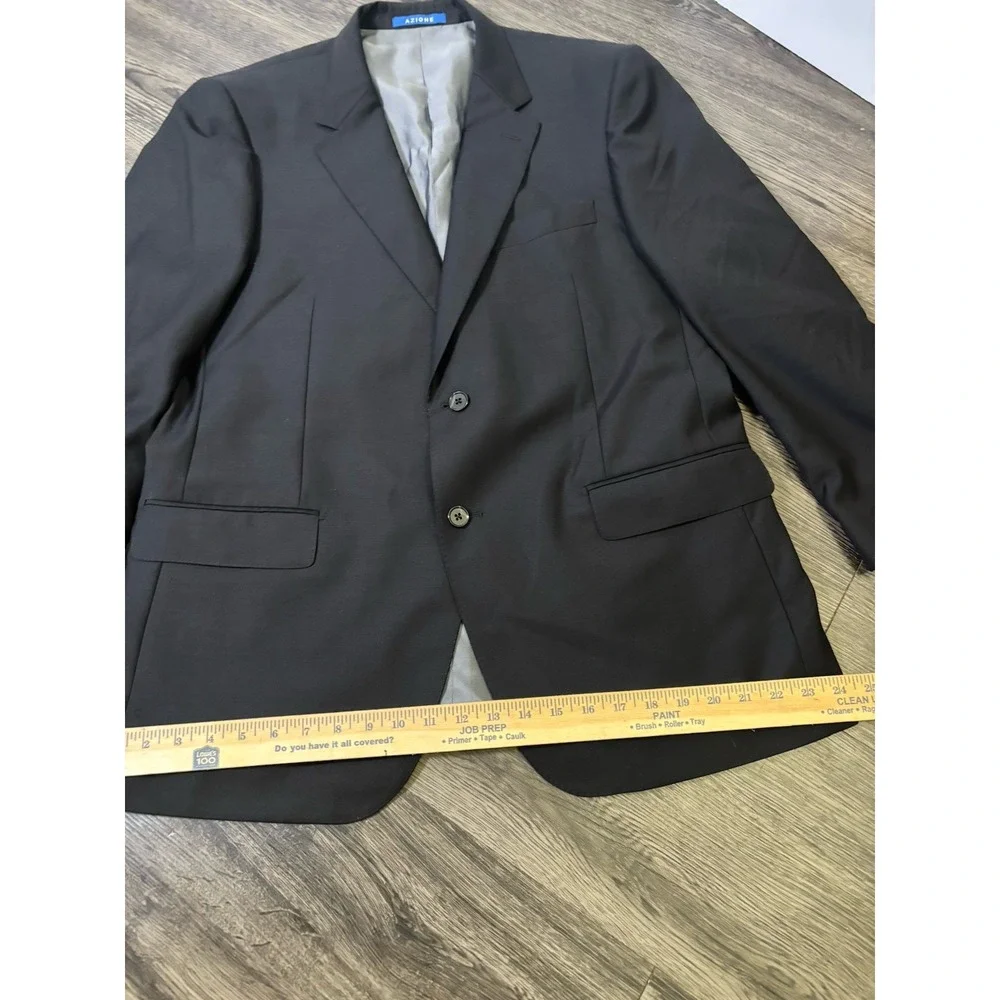 Sartoria italiana Blazer jacket Black sz 44R Made In Italy